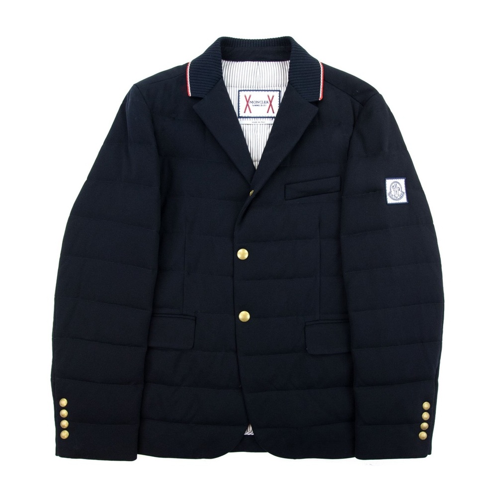 MONCLER Bleu Jacket Navy | Moncler Gamme Thom Browne Padded Jacket